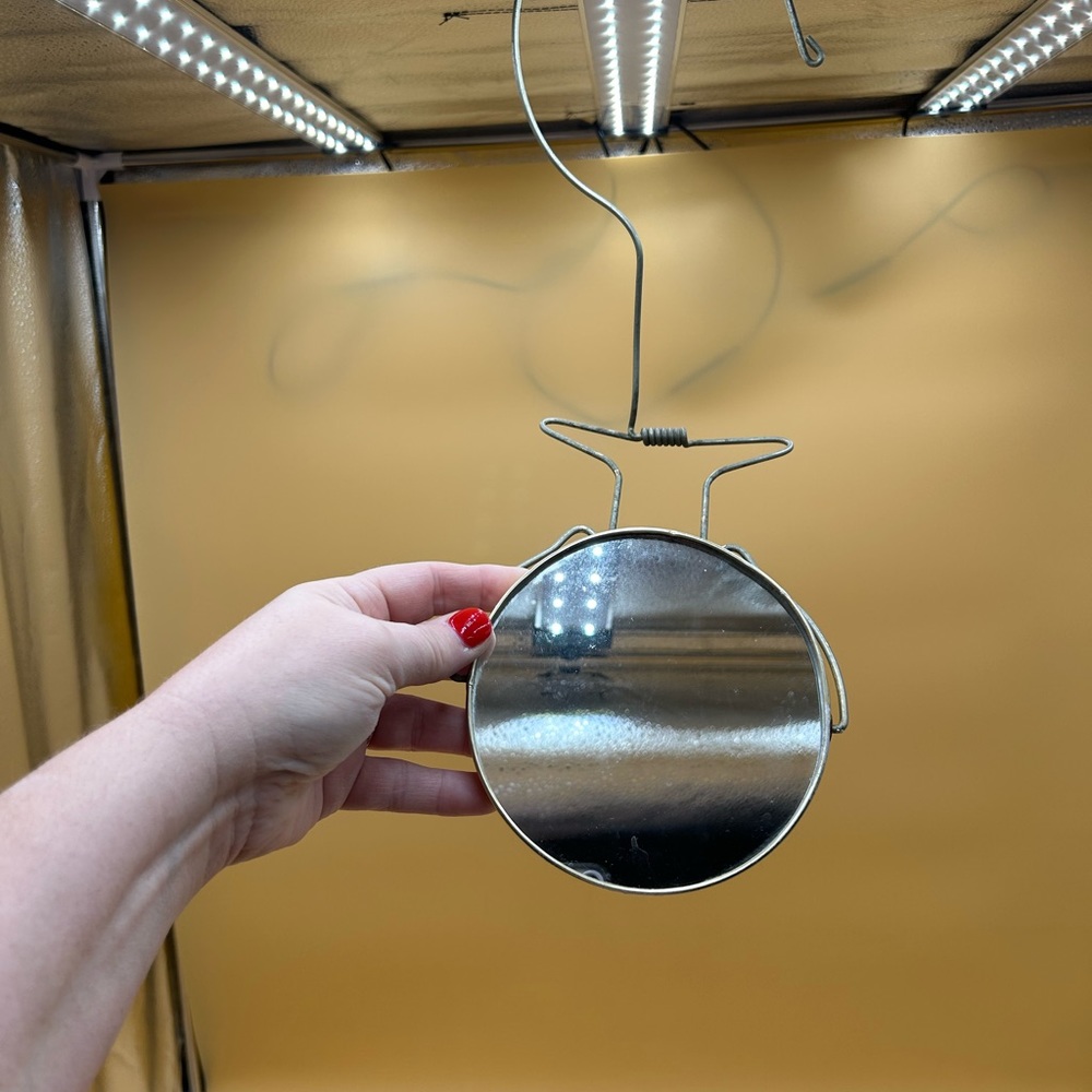 Vintage adjustable mirror magnify bathroom mirror
